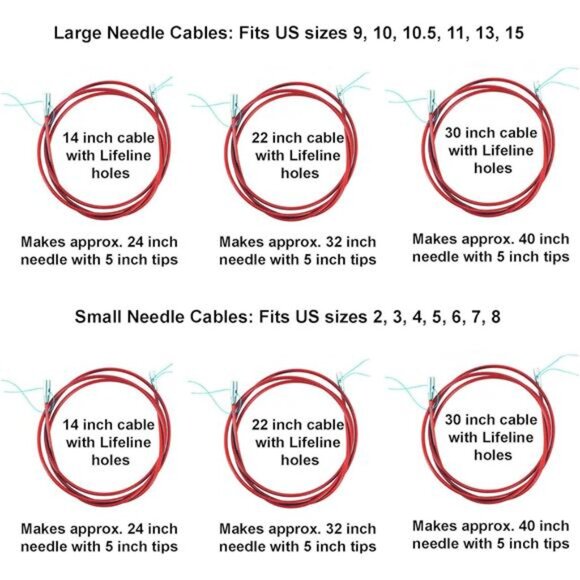 Twist Red Lace 5-Inch Complete 7500-C Interchangeable Circular - Picture 4 of 7